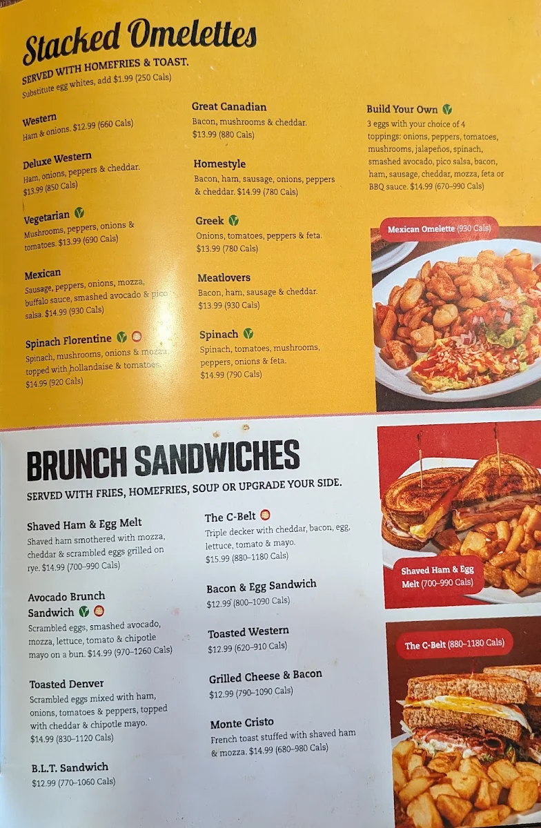 Menu, Stacked Pancake & Breakfast House
