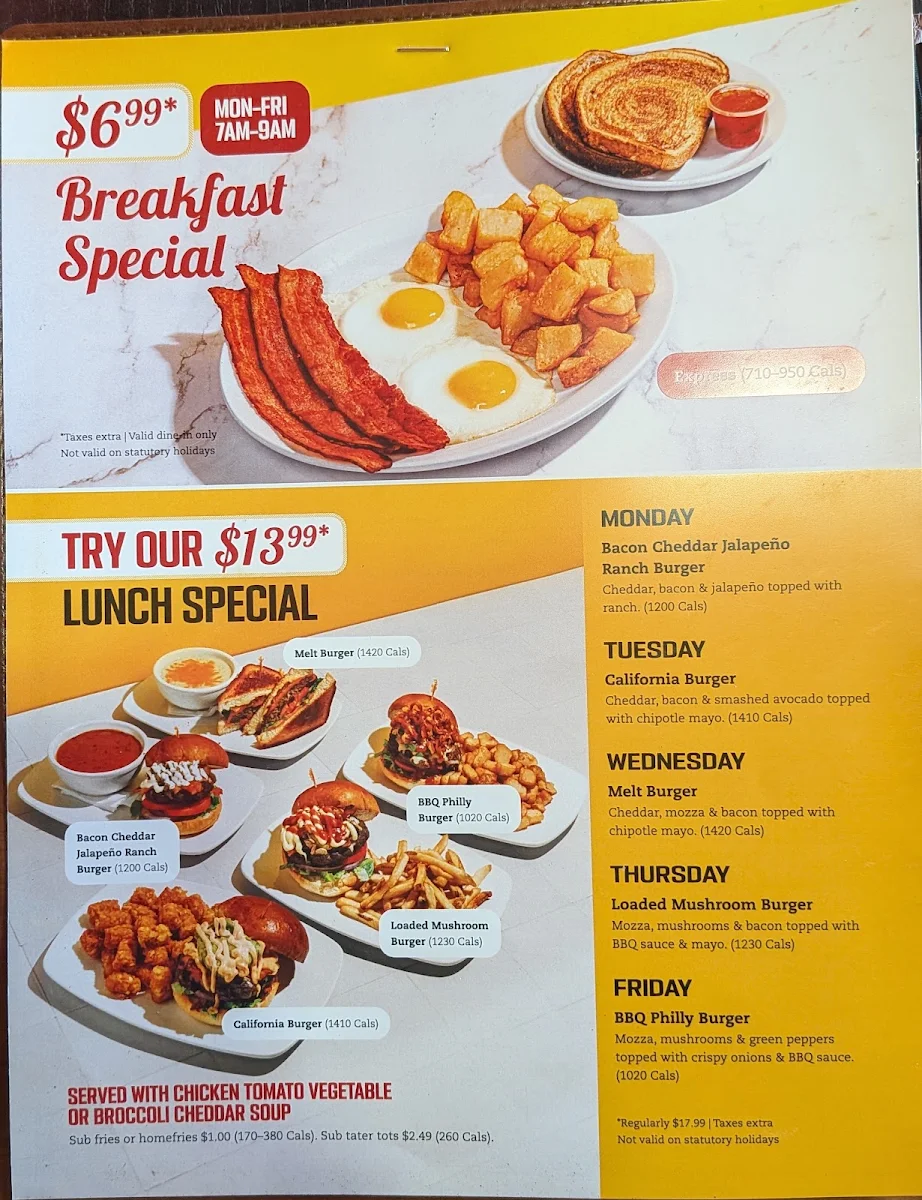 Menu, Stacked Pancake & Breakfast House