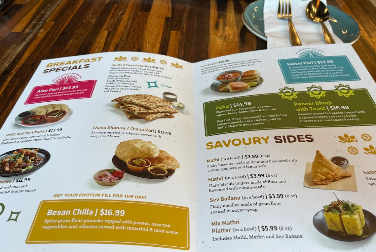 Menu, Love South (Live Dosa, Idlis and More)