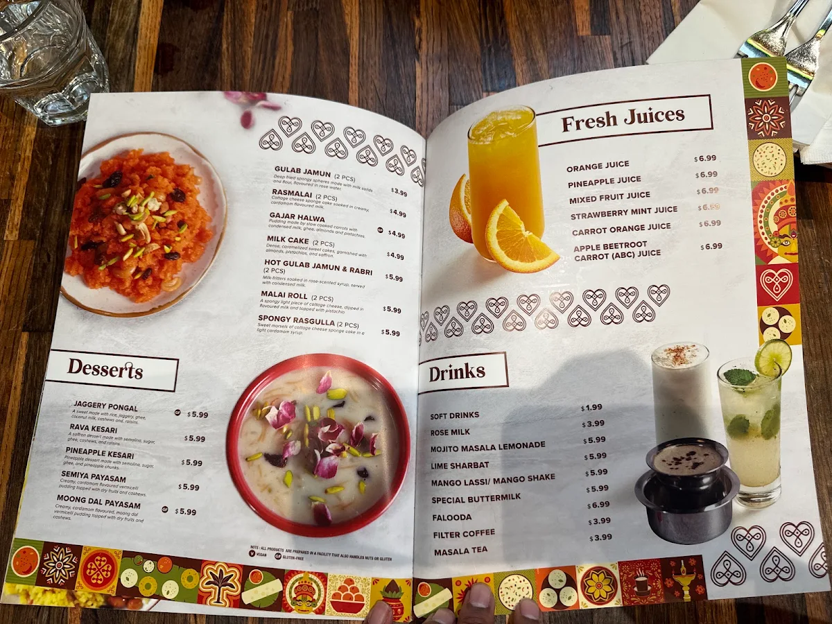 Menu, Love South (Live Dosa, Idlis and More)
