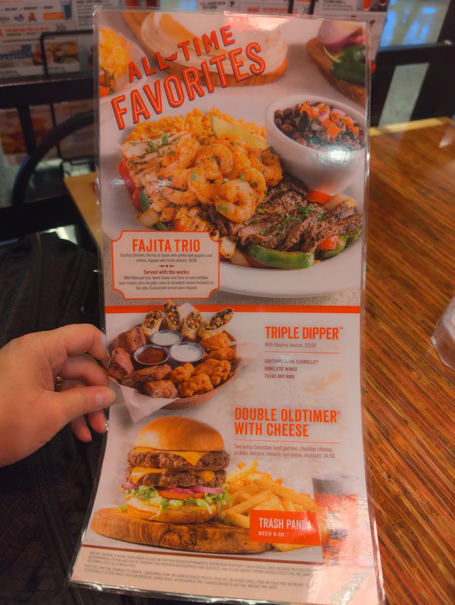 Menu, Chili's Grill & Bar