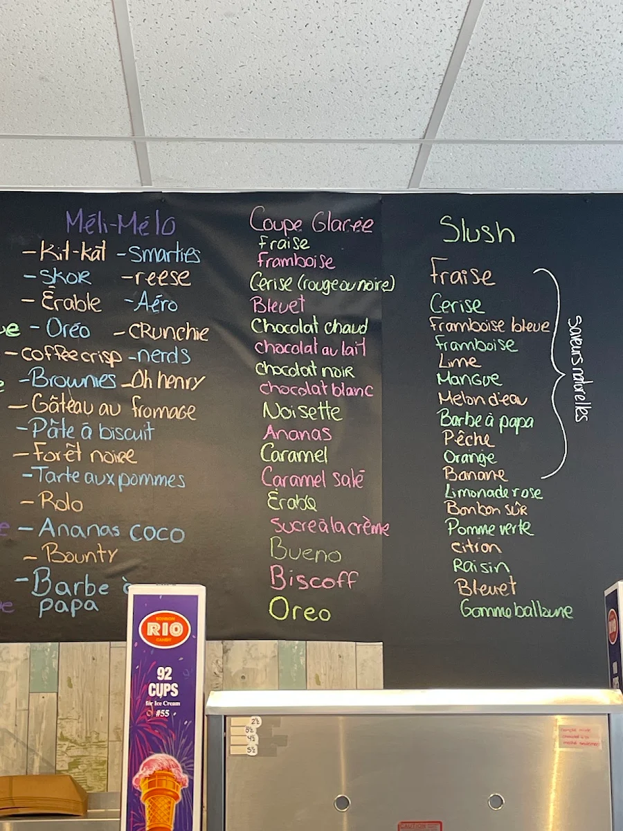 Menu, Méli-Mélo