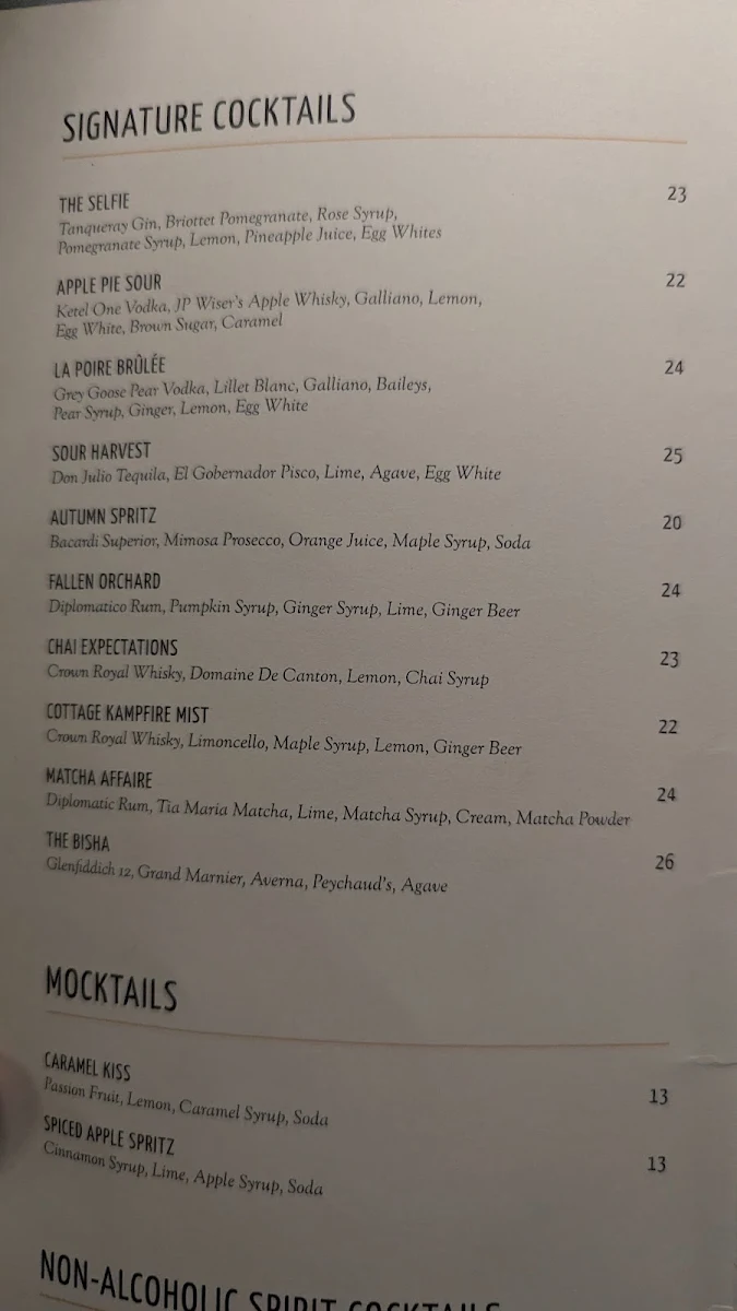 Menu, KŌST