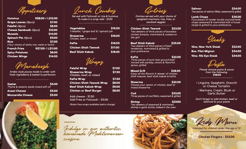 Menu photo 1