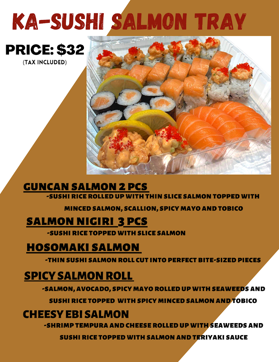 Menu, Ka-sushi