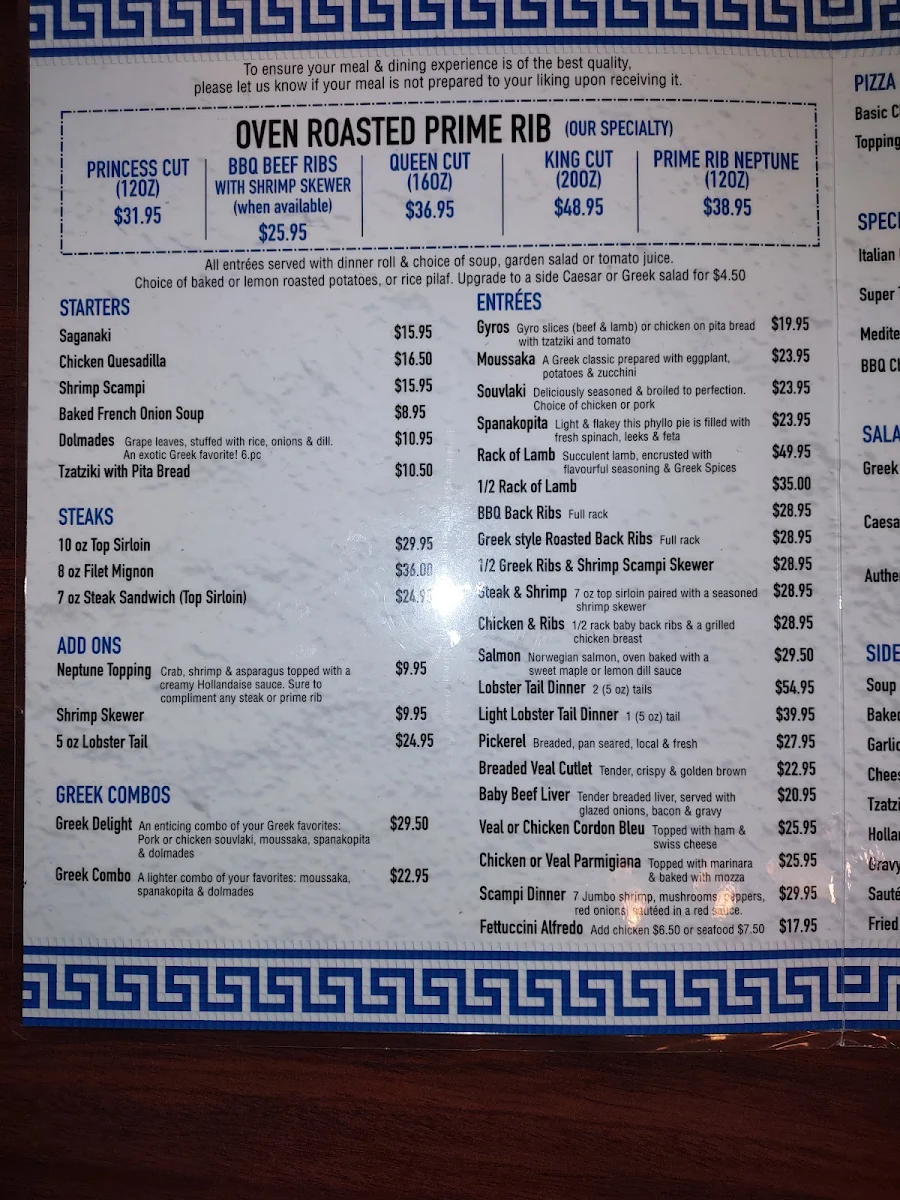 Menu, Albert's Bistro Family Restaurant