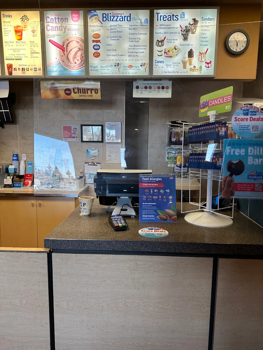 Menu, Dairy Queen Grill & Chill