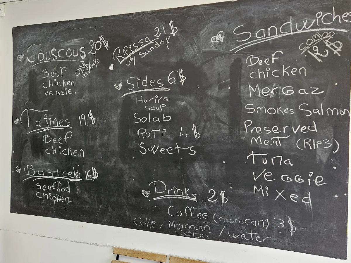 Menu, Moul Hanout