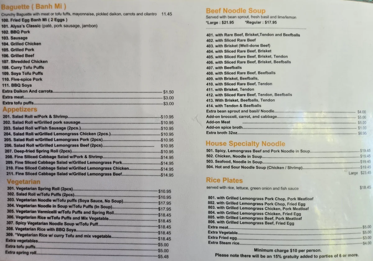 Menu photo 1