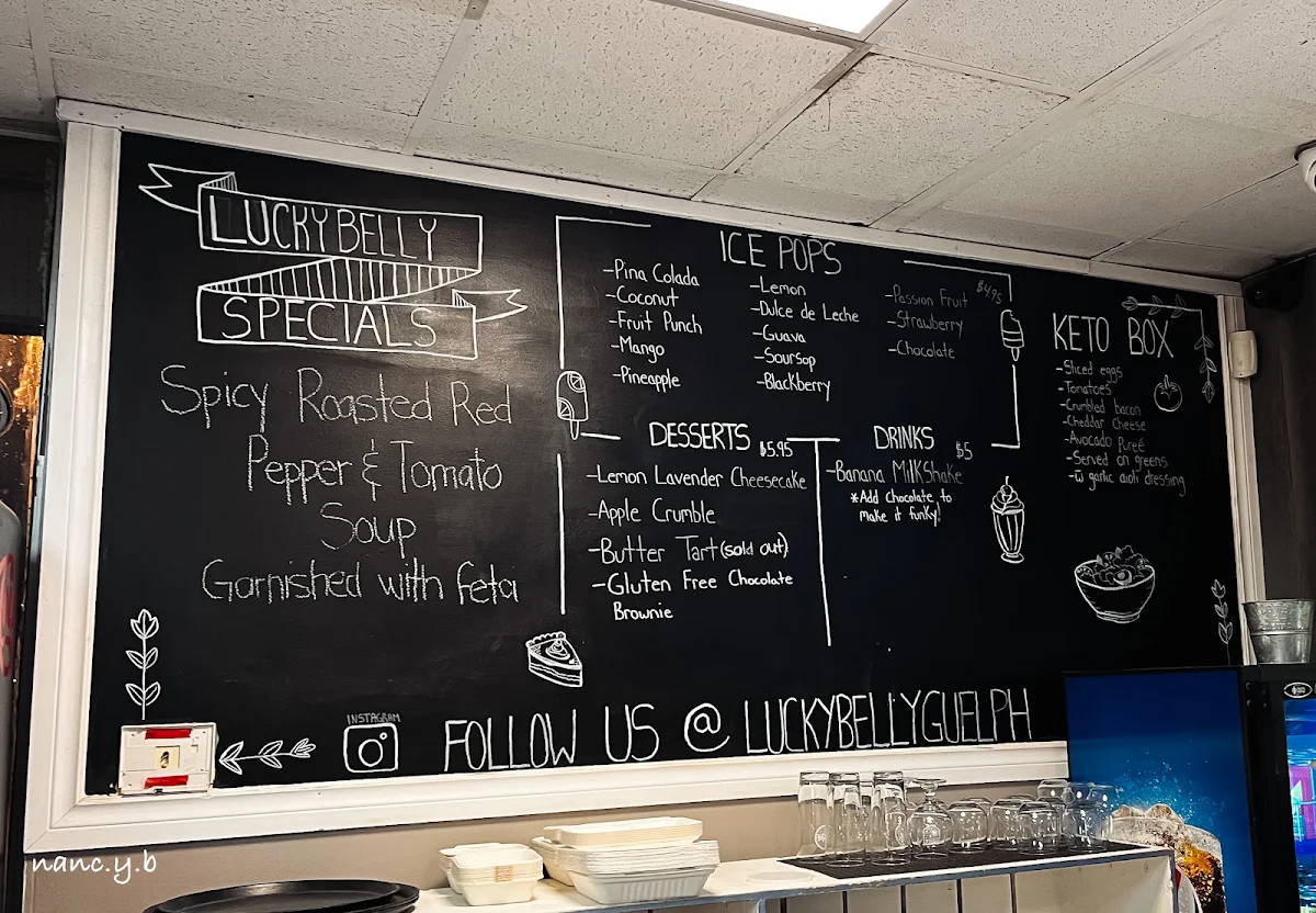 Menu, Lucky Belly