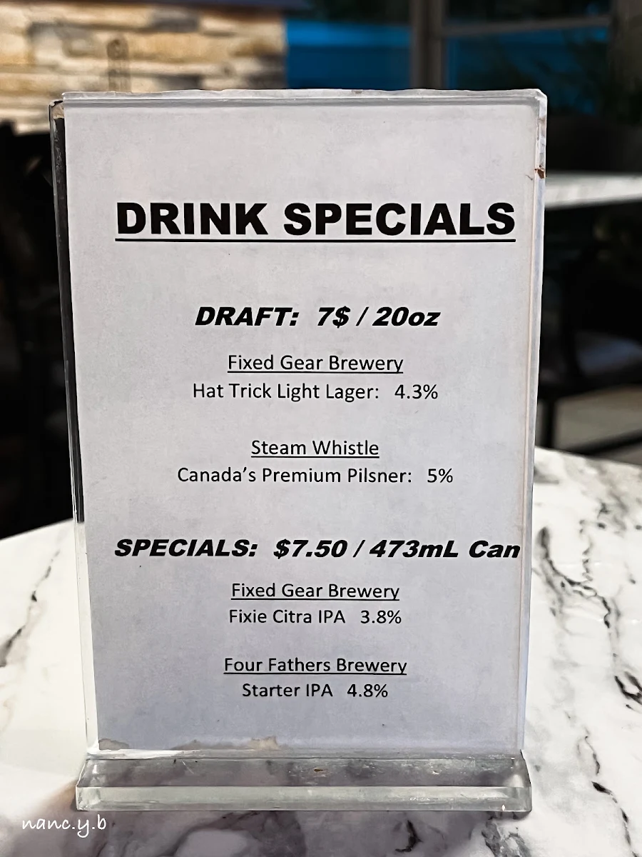 Menu, Lucky Belly