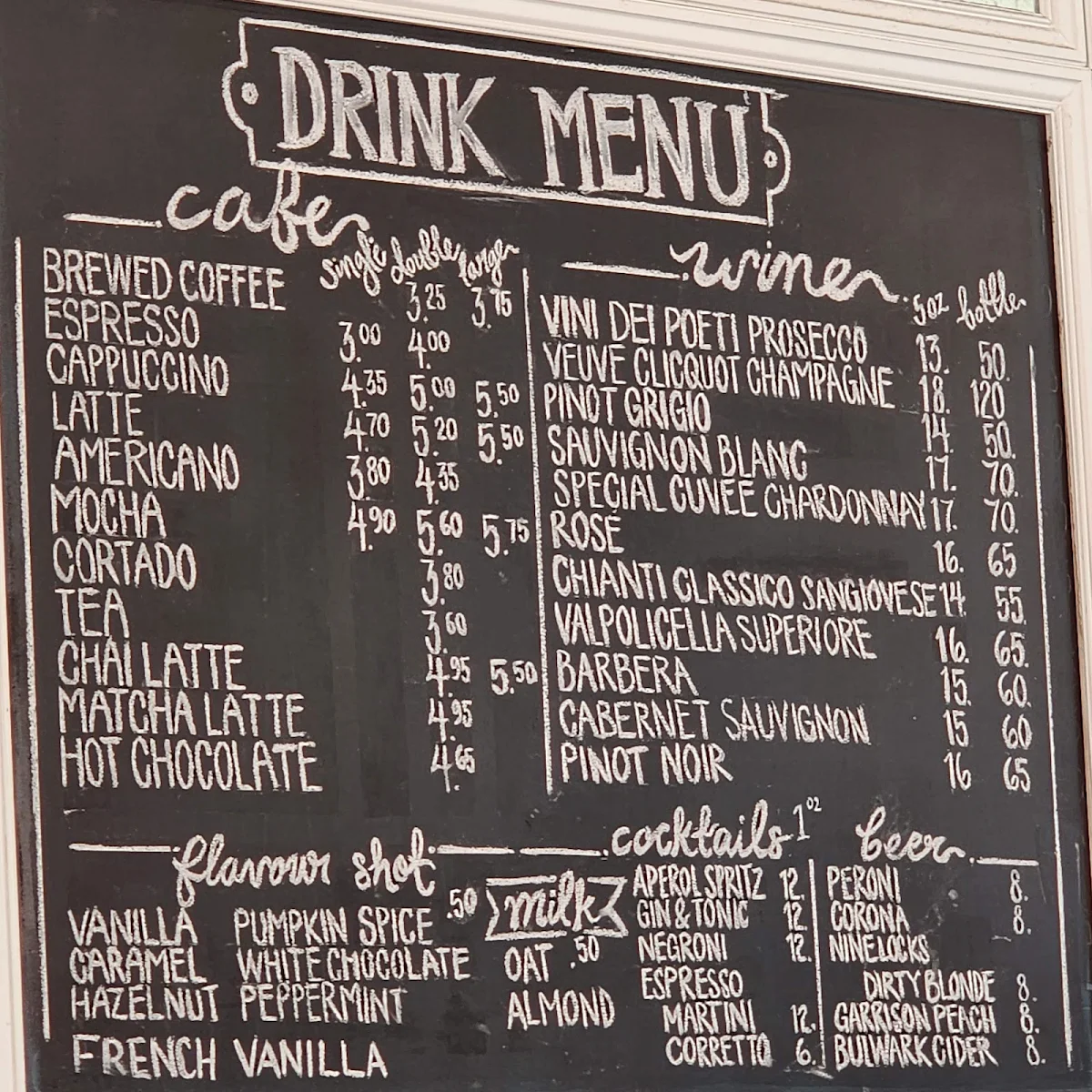 Menu, Pane e Circo