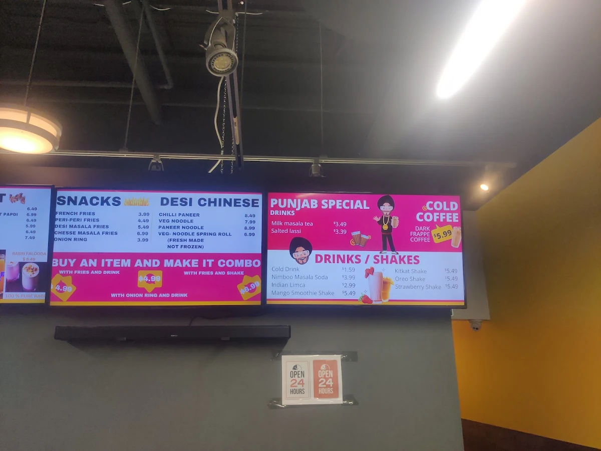 Menu, Wah g Wah