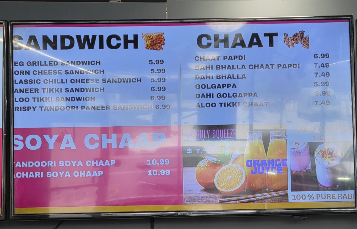 Menu, Wah g Wah