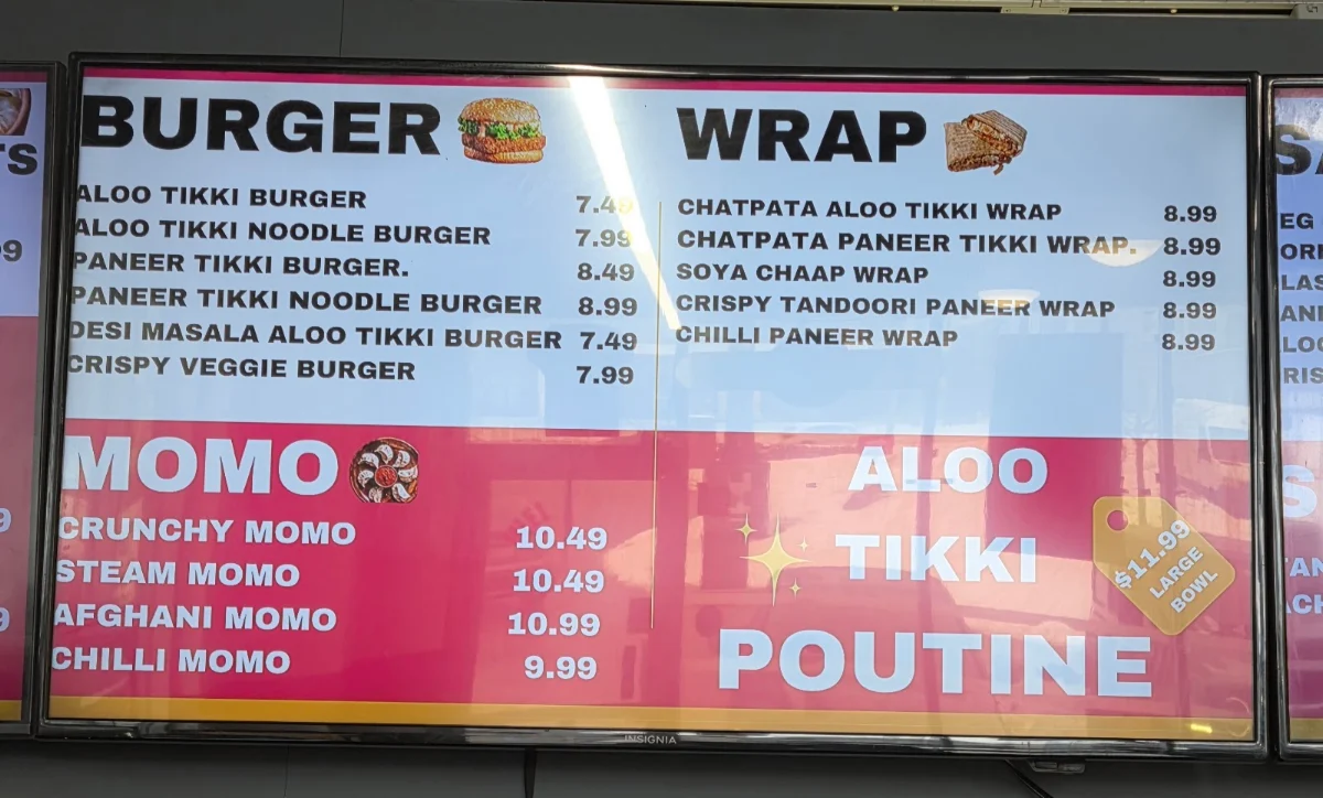 Menu, Wah g Wah