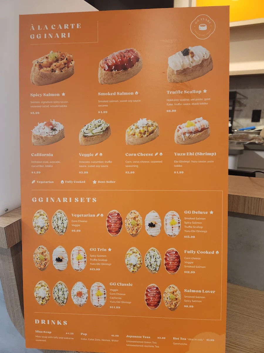 Menu, Upper East Food Club