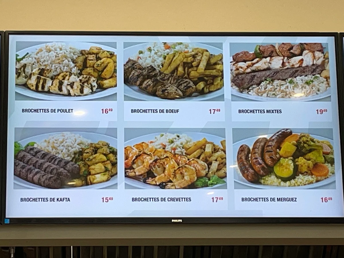 Menu, Amir