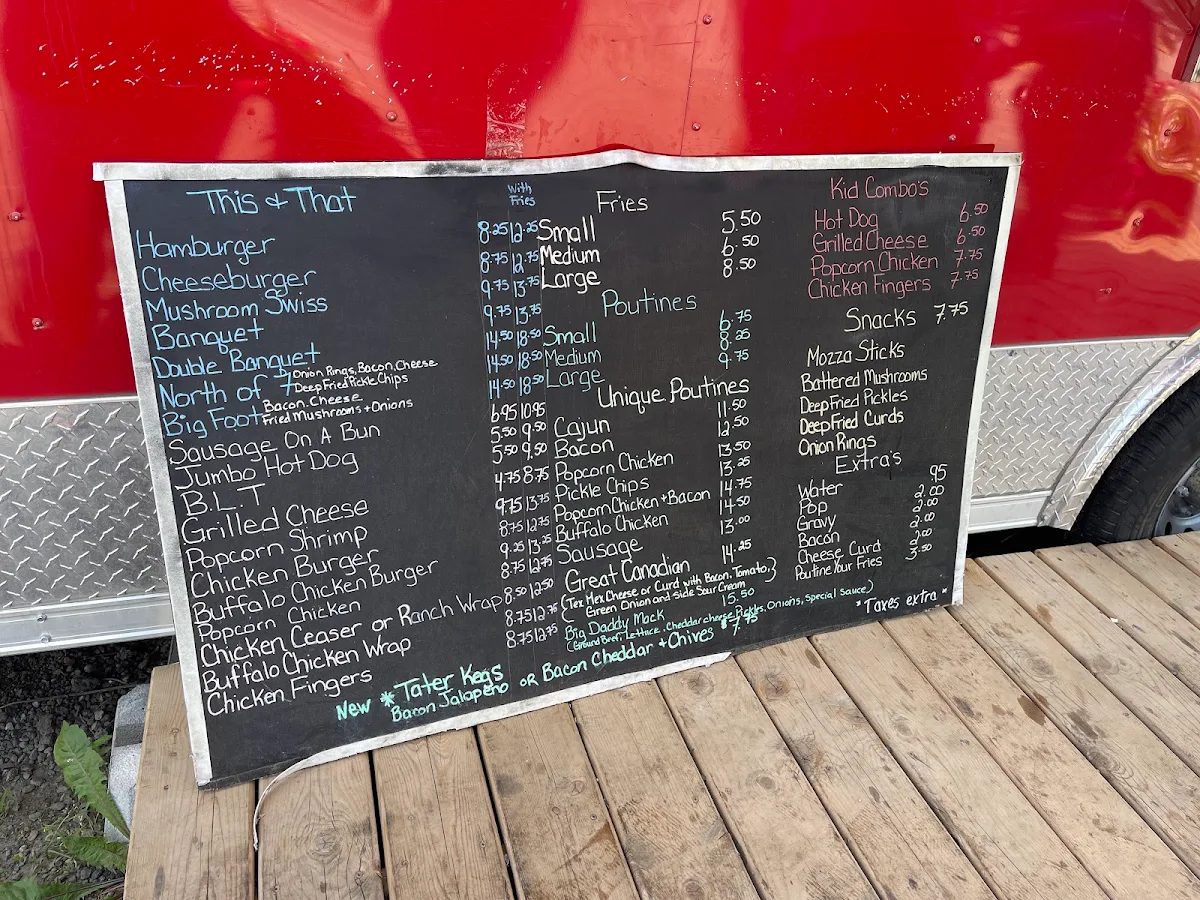 Menu, 41 Fries 41 Scoops