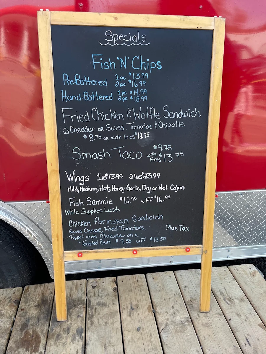 Menu, 41 Fries 41 Scoops