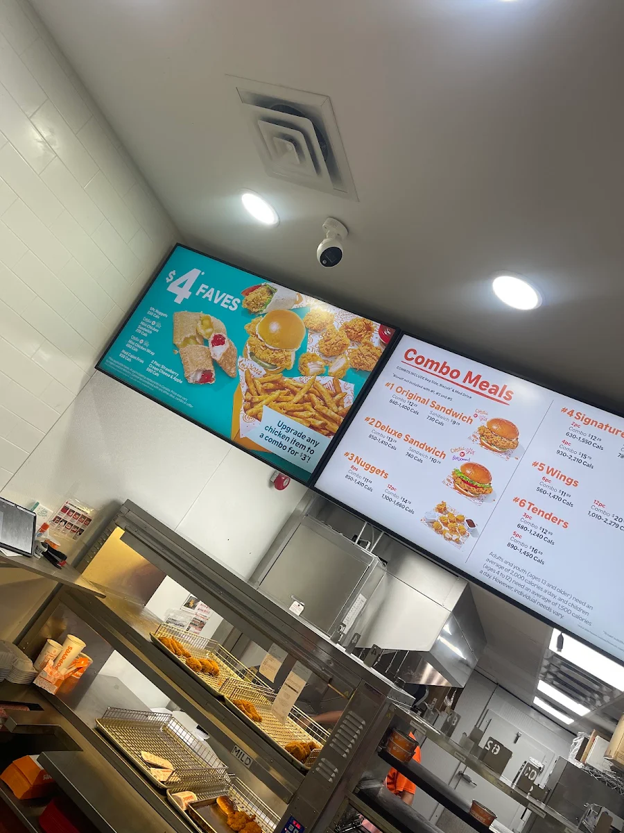 Menu, Popeyes Louisiana Kitchen