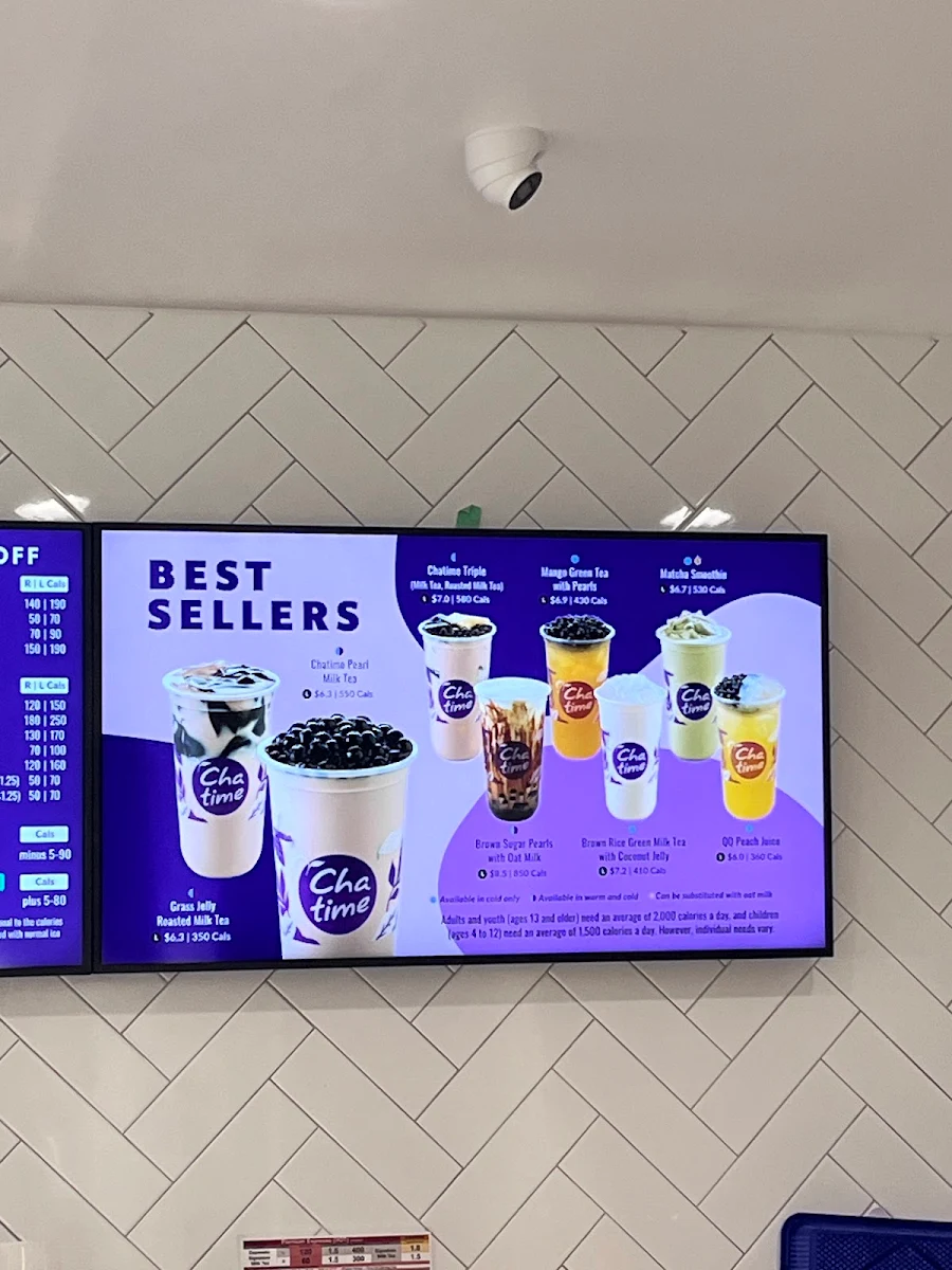 Menu, Chatime