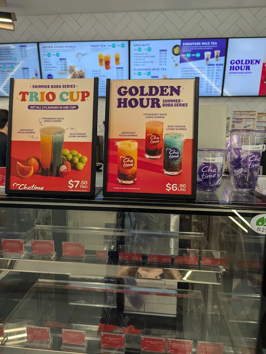 Menu, Chatime