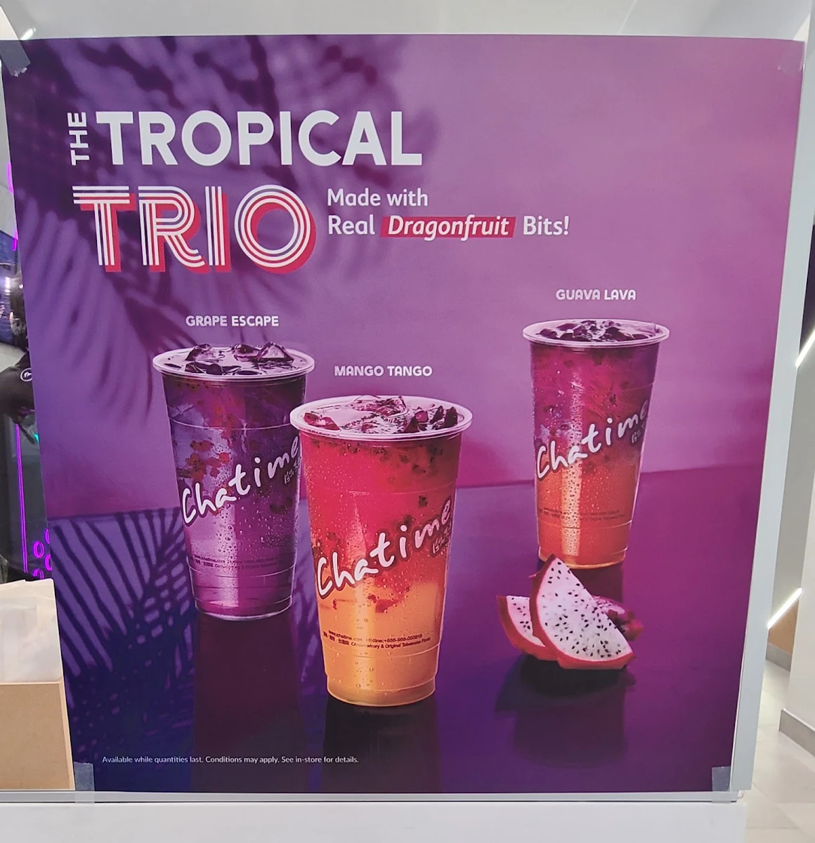 Menu, Chatime