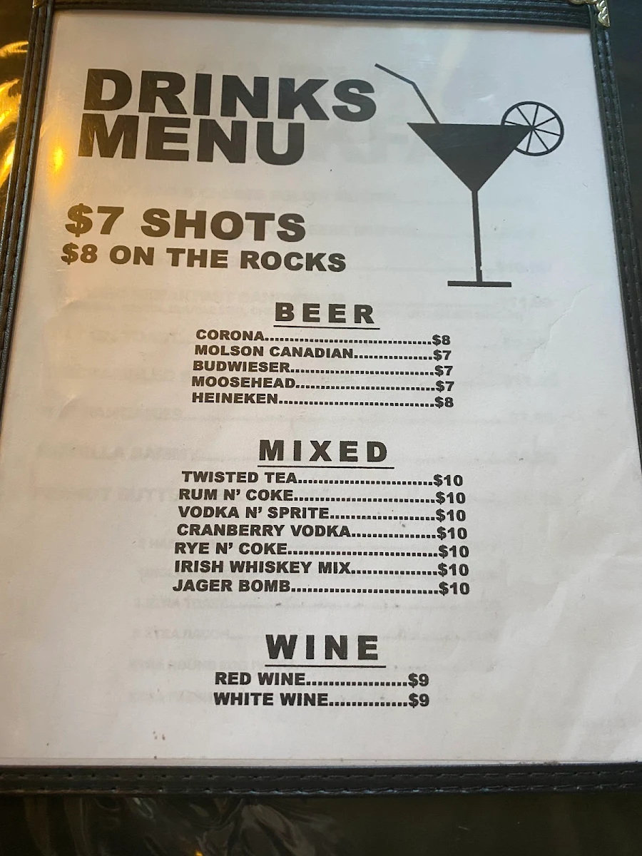 Menu, Tandoori Nation Indian Restaurant