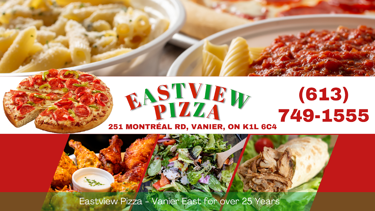 Menu, Eastview Pizza