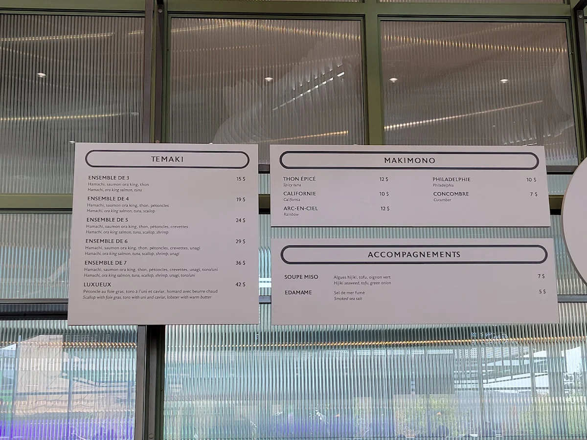 Menu, Kishu