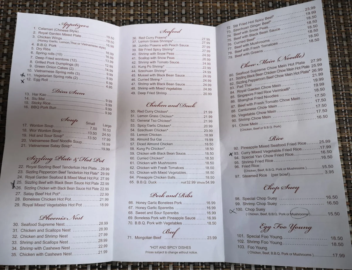 Menu photo 1