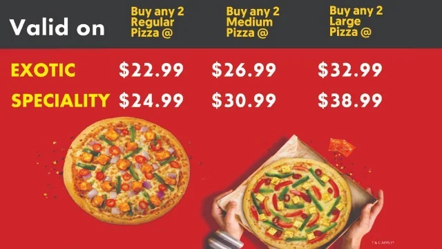 Menu, La Pino’z Pizza- Cottrelle