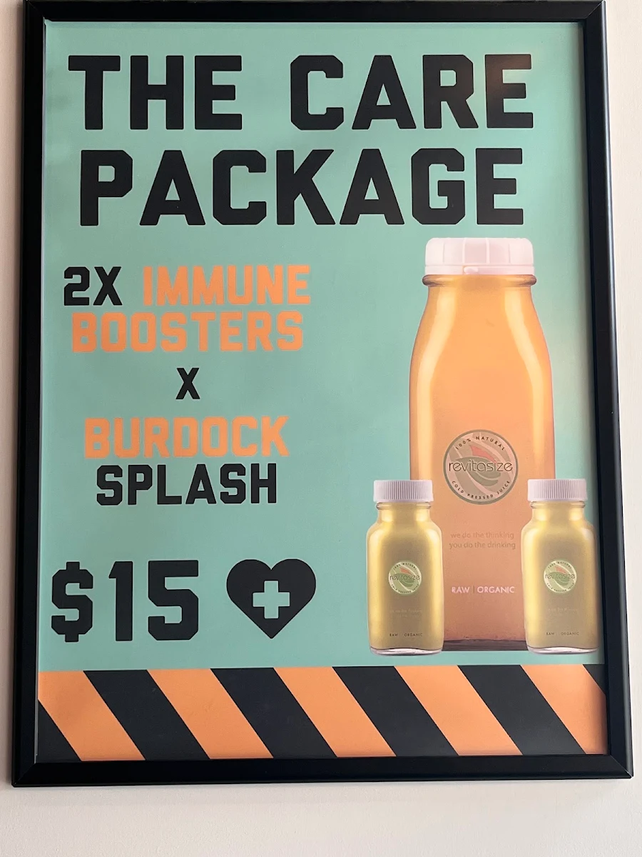 Menu, Revitasize - Aurora