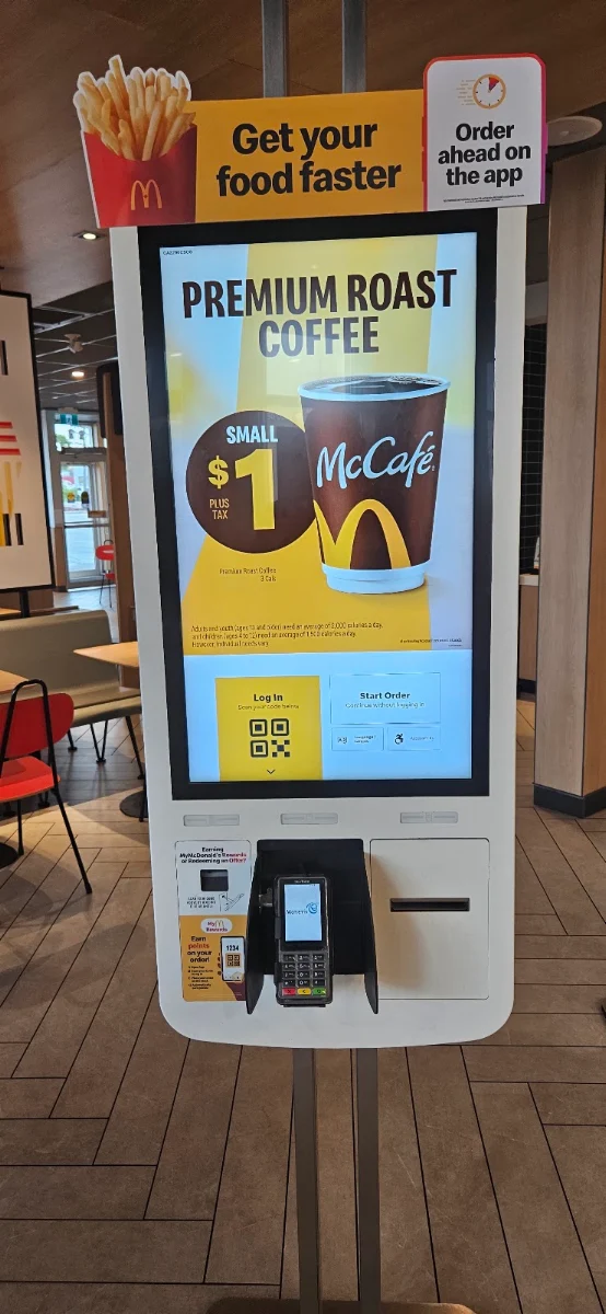 Menu, McDonald's