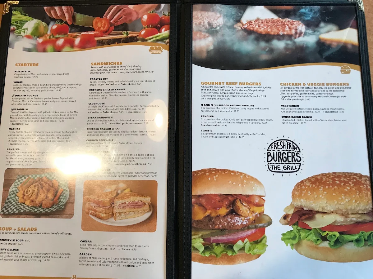 Menu, Humpty's Big Plate Diner - Sterling Centre