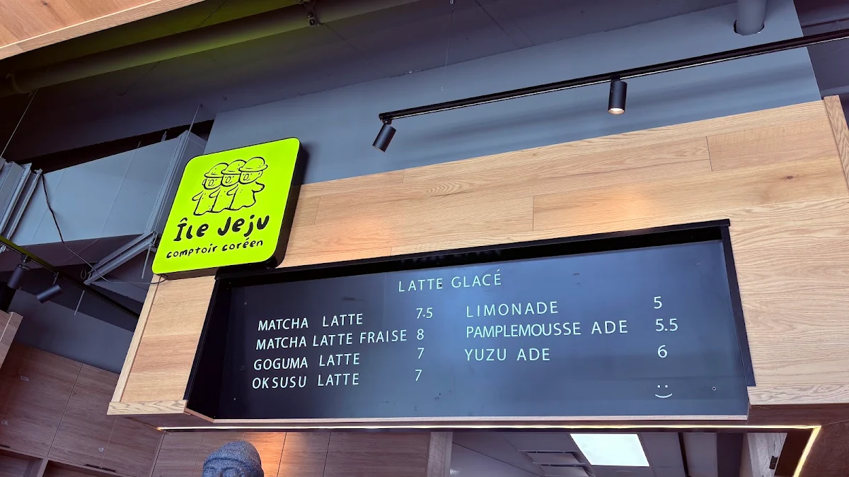 Menu, Ile Jeju Royalmount