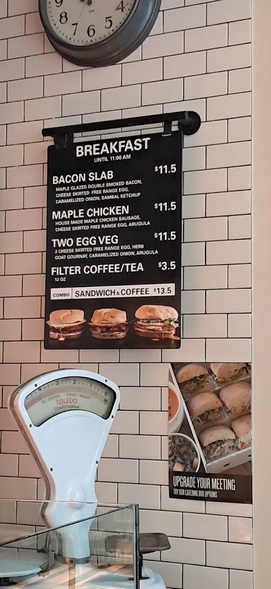 Menu, Meat & Bread