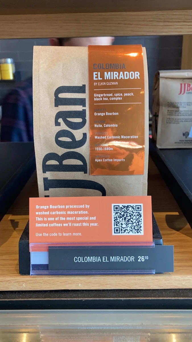 Menu, JJ Bean Coffee Roasters