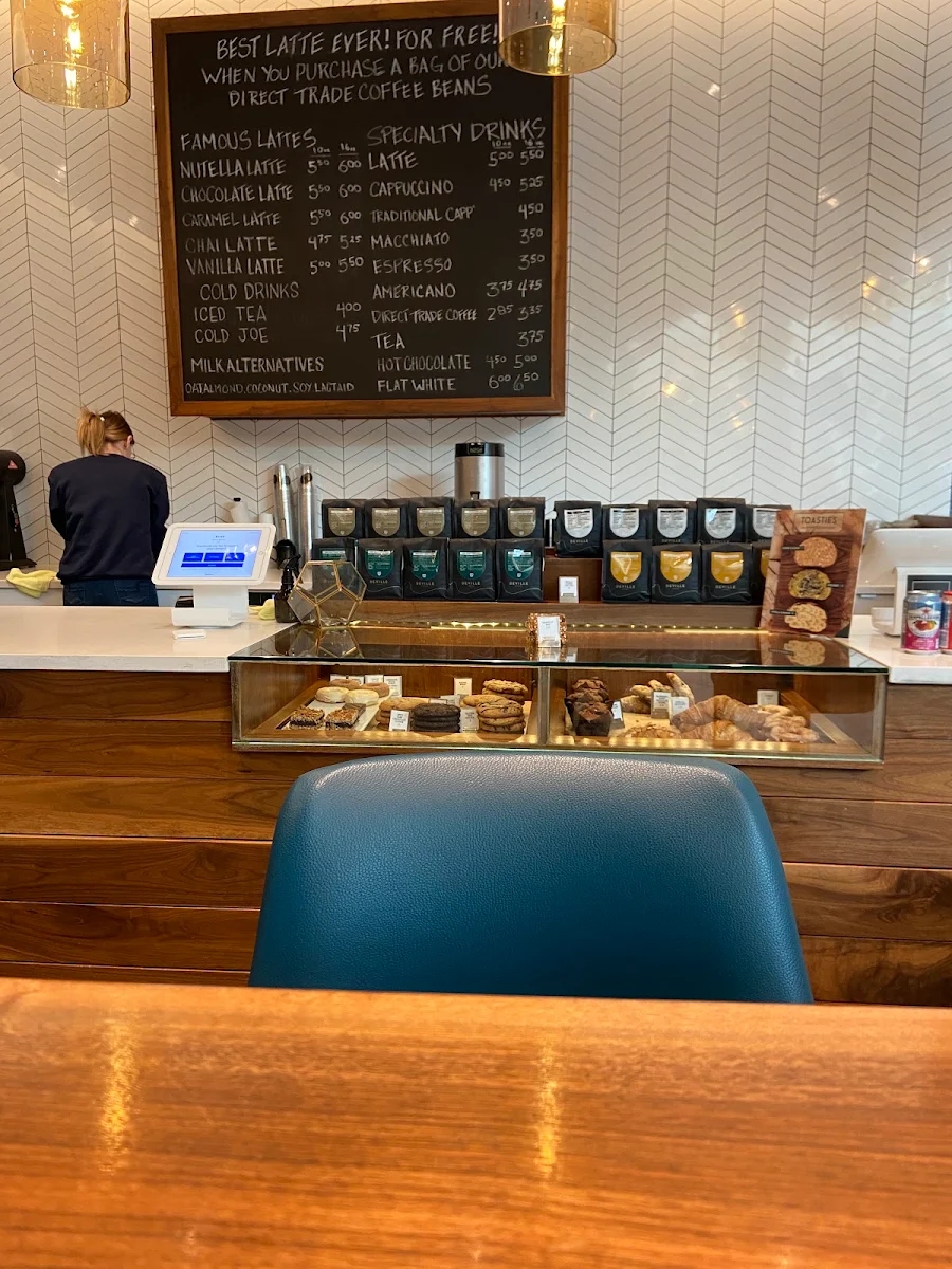 Menu, Deville Coffee