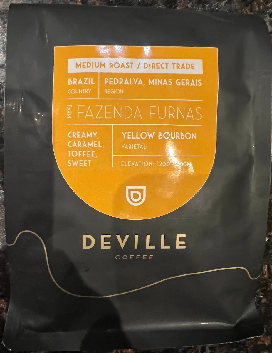 Menu, Deville Coffee