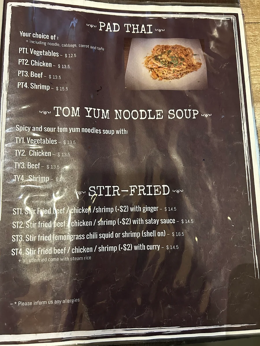 Menu, Waiting Phở U