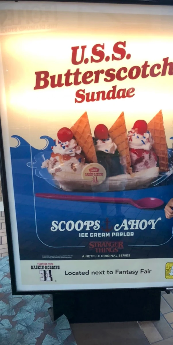 Menu, Baskin-Robbins