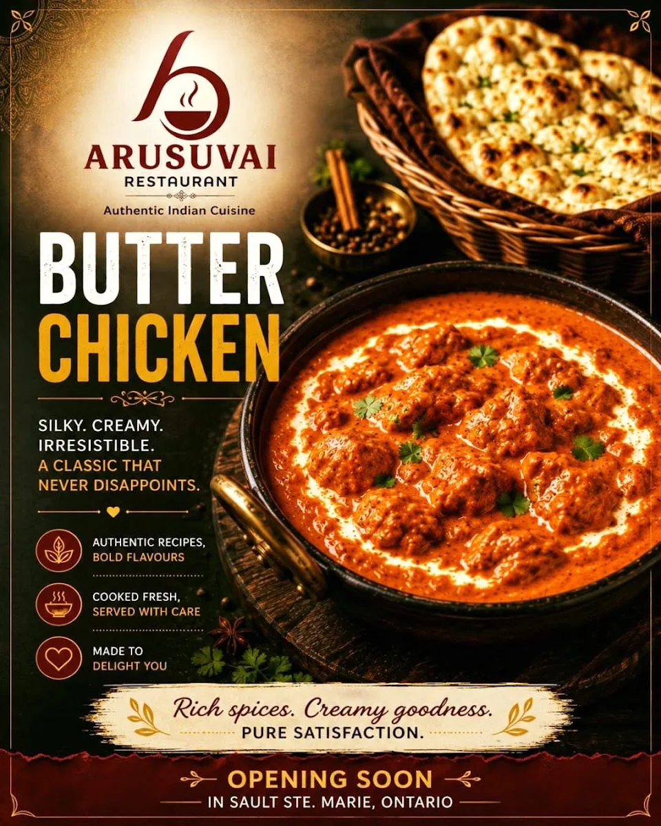 Menu, Arusuvai Restaurant