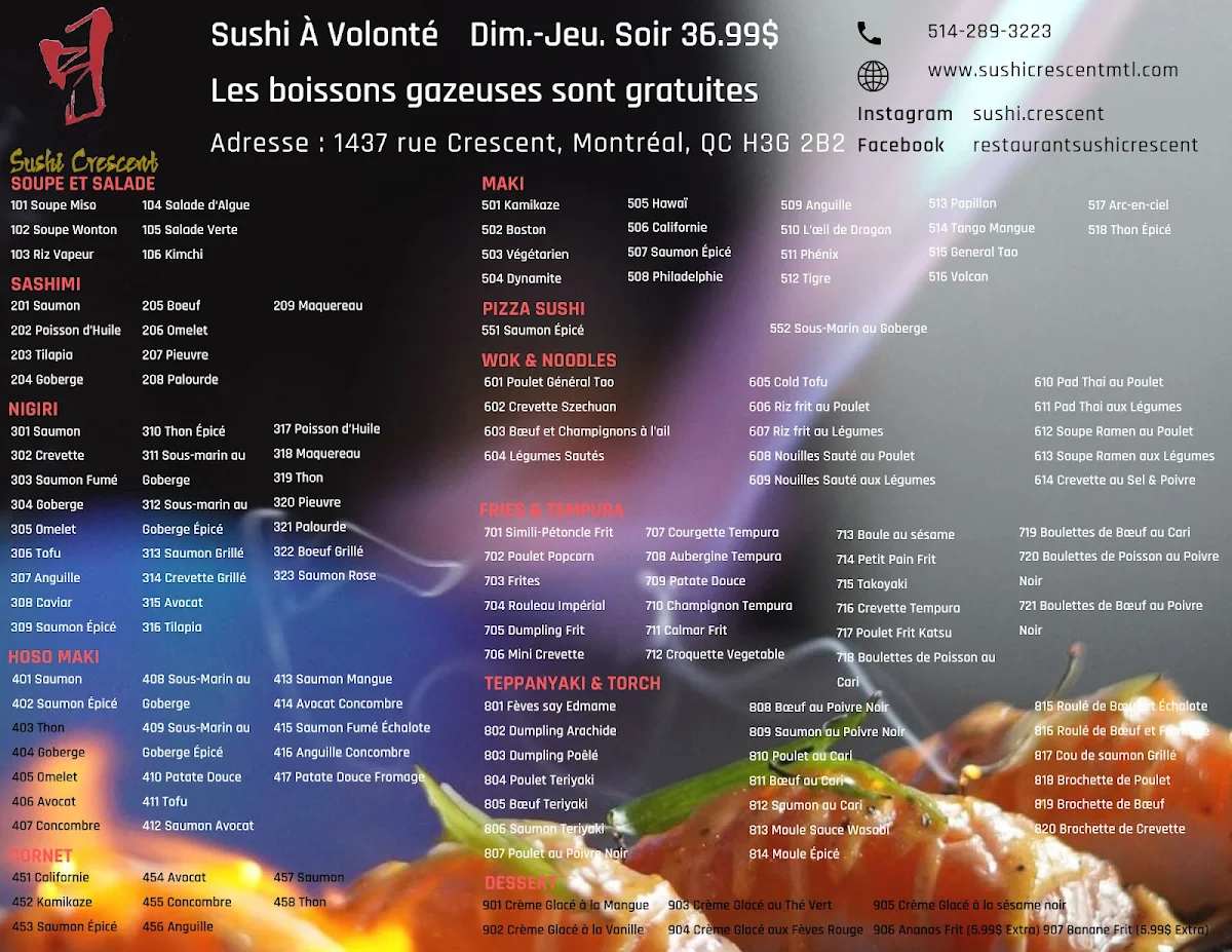 Menu photo 1