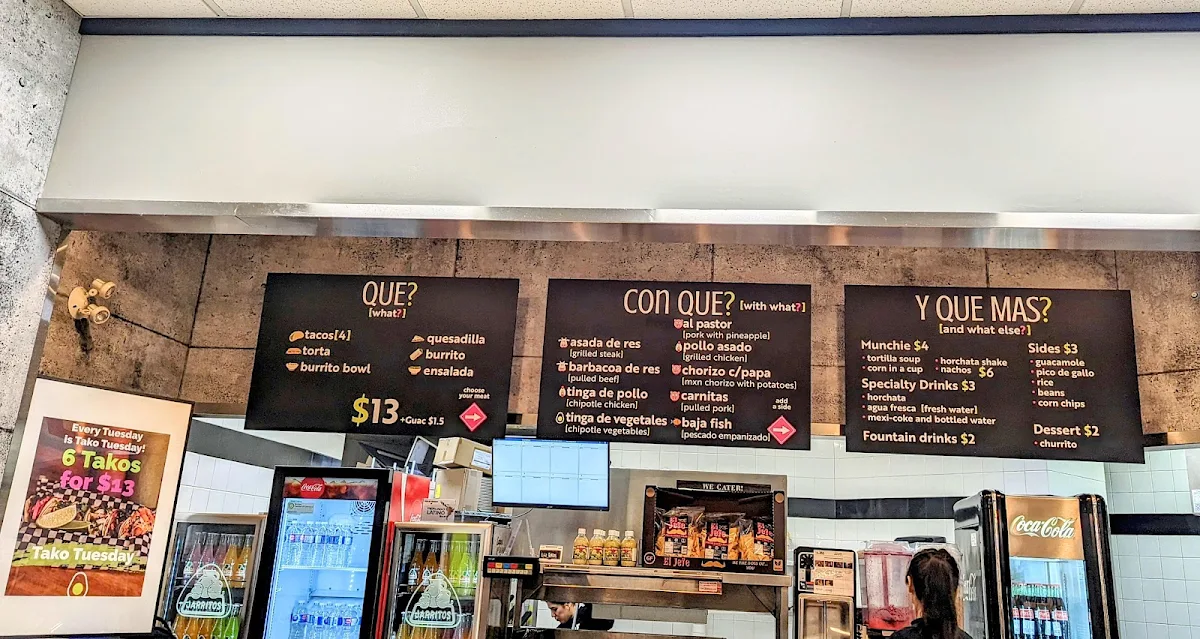 Menu, Loz TaKos