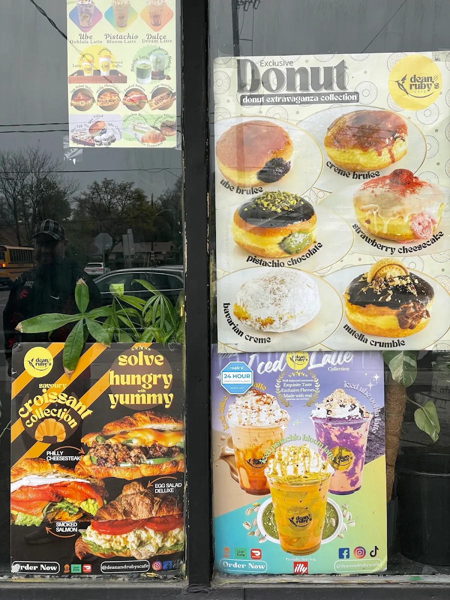 Menu, Dean and Ruby's Cafe
