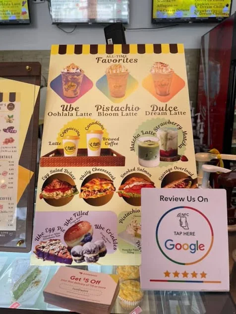 Menu, Dean and Ruby's Cafe