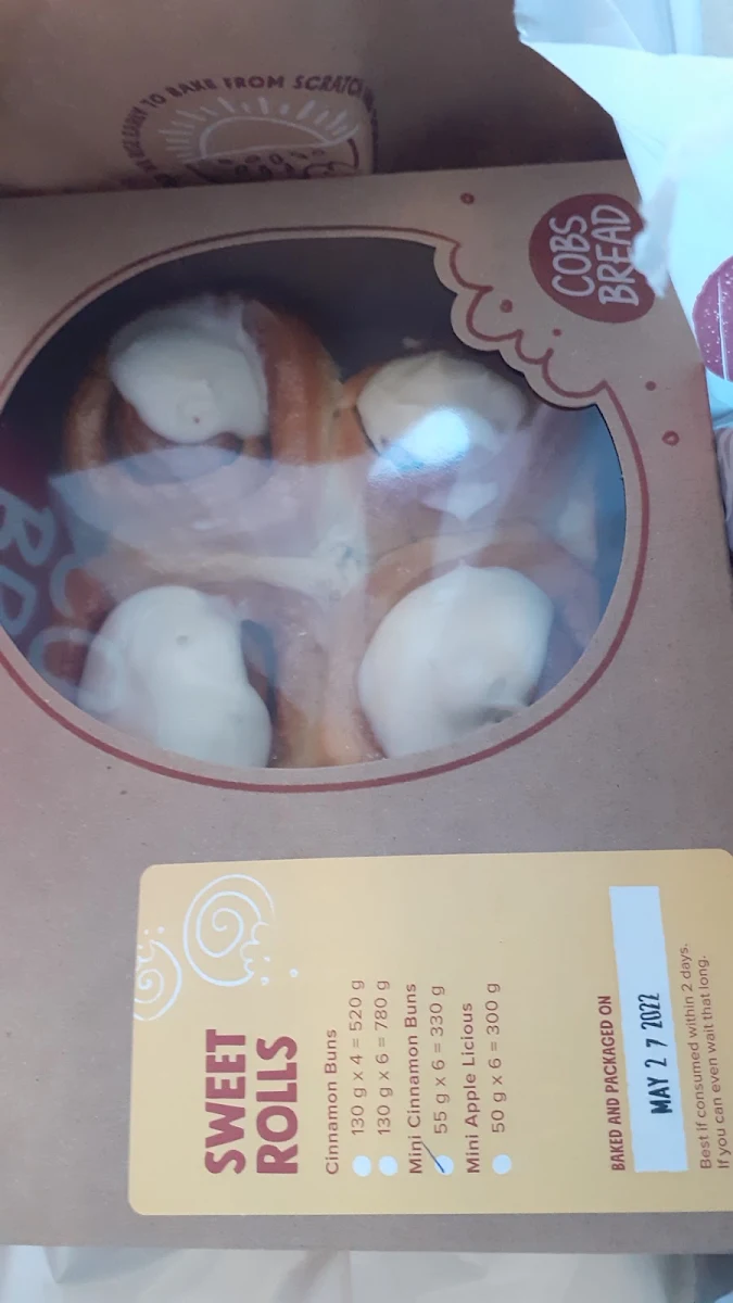 Menu, COBS Bread