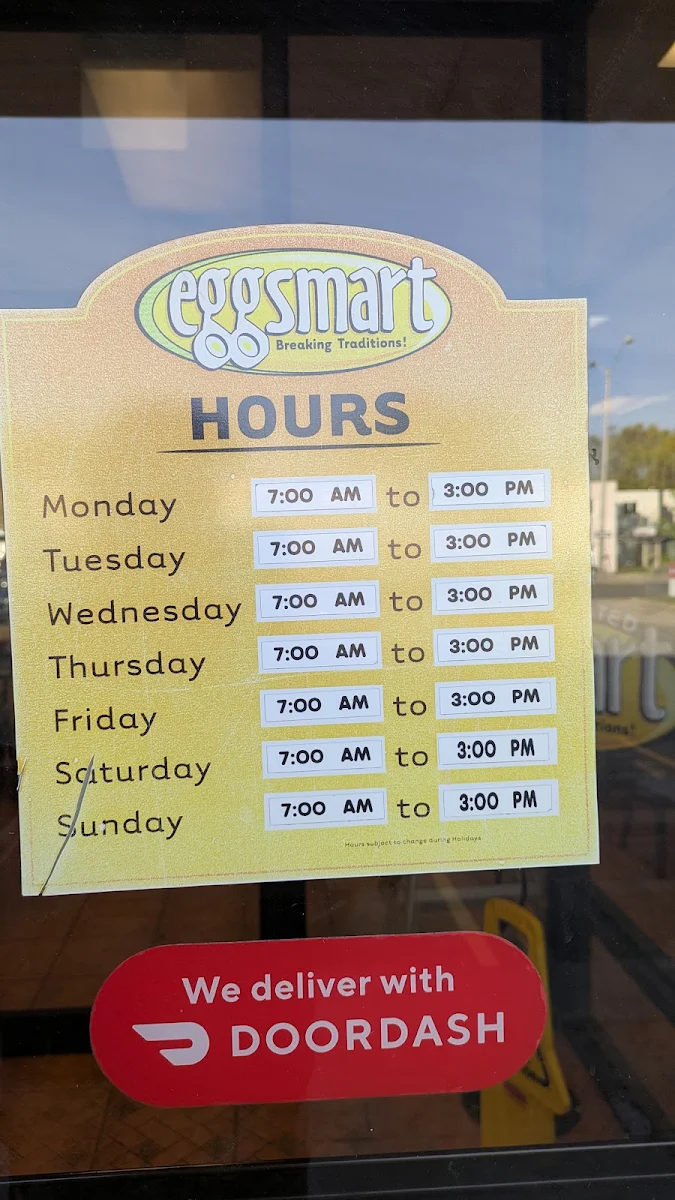 Menu, Eggsmart