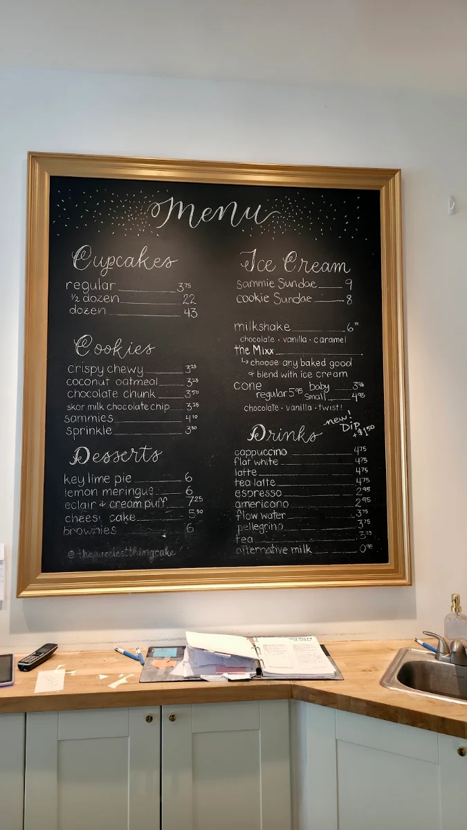 Menu, The Sweetest Thing